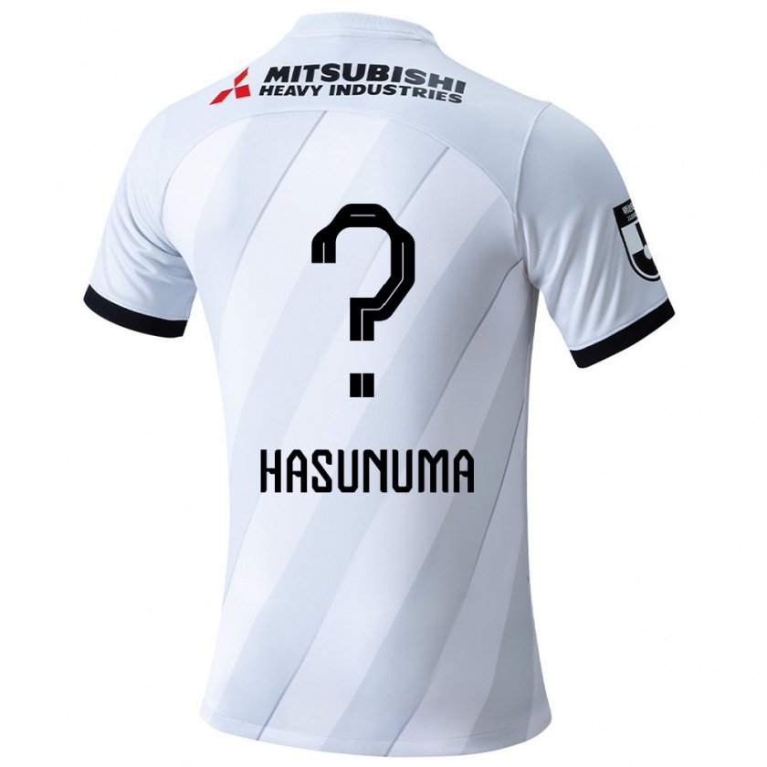 Kandiny Niño Camiseta Shunsuke Hasunuma #0 Gris Blanco 2ª Equipación 2024/25 La Camisa Chile