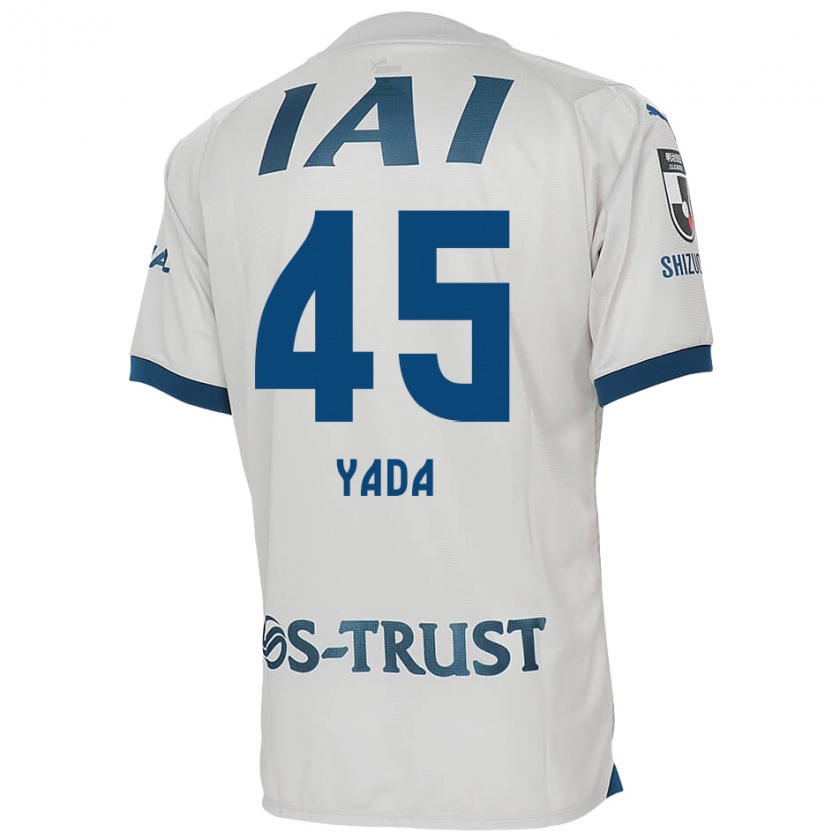 Kandiny Niño Camiseta Ryunosuke Yada #45 Blanco Azul 2ª Equipación 2024/25 La Camisa Chile