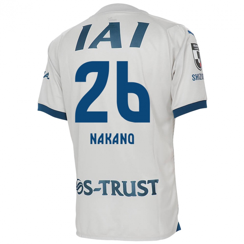 Kandiny Niño Camiseta Takeru Nakano #26 Blanco Azul 2ª Equipación 2024/25 La Camisa Chile