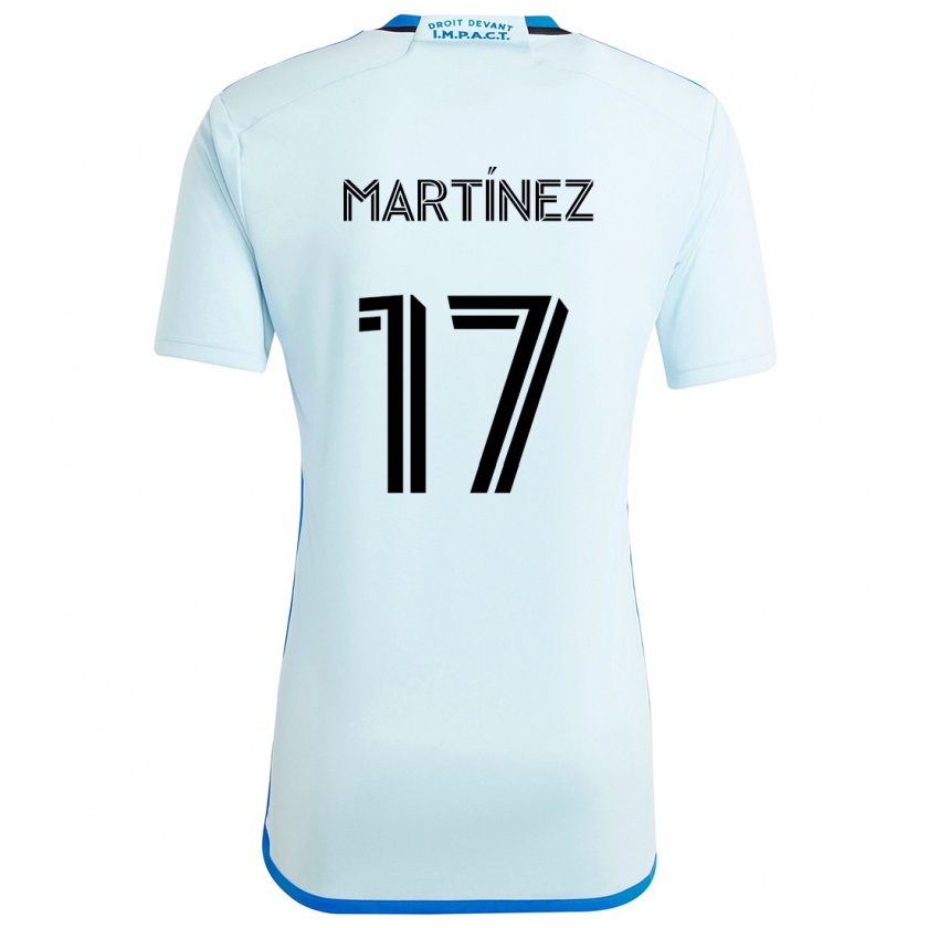 Kandiny Niño Camiseta Josef Martínez #17 Azul Hielo 2ª Equipación 2024/25 La Camisa Chile