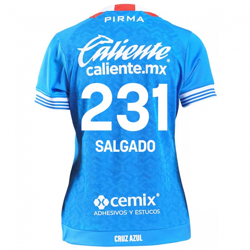 Kandiny Hombre Camiseta Bruno Salgado #231 Cielo Azul 1ª Equipación 2024/25 La Camisa Chile