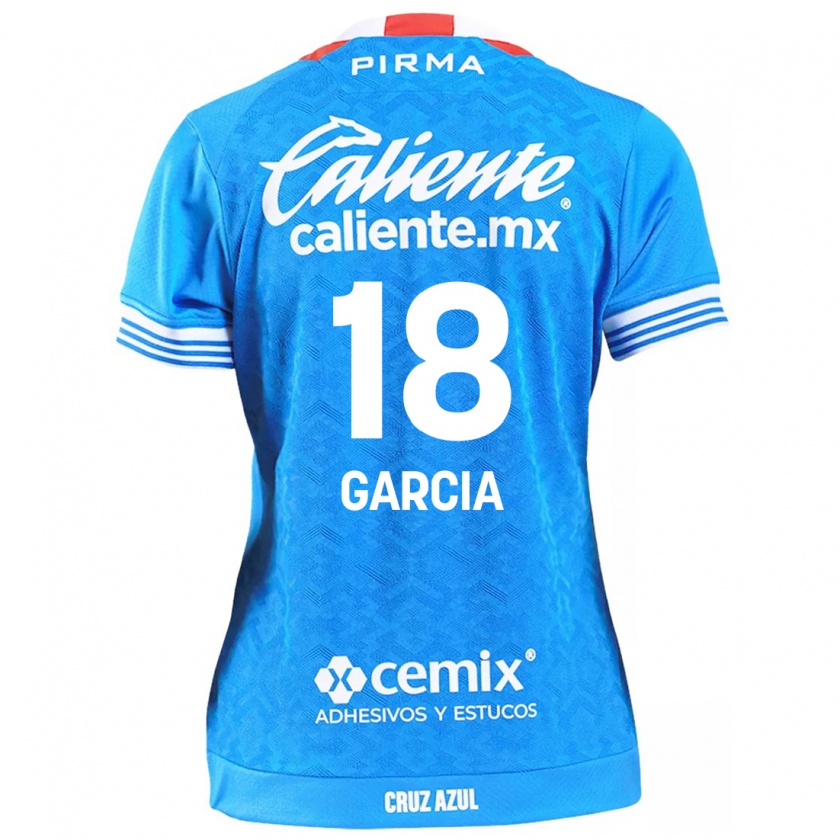 Kandiny Hombre Camiseta Diana Garcia #18 Cielo Azul 1ª Equipación 2024/25 La Camisa Chile