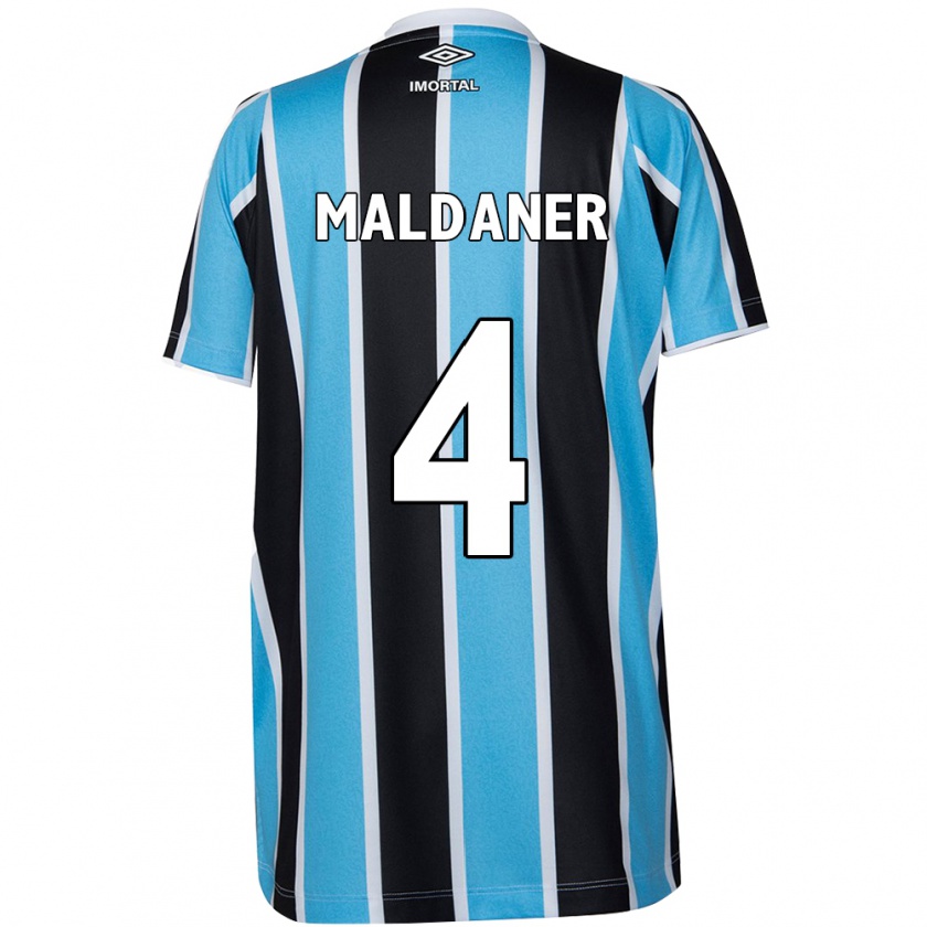 Kandiny Hombre Camiseta Pati Maldaner #4 Azul Negro Blanco 1ª Equipación 2024/25 La Camisa Chile