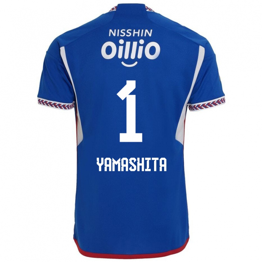 Kandiny Hombre Camiseta Shoma Yamashita #1 Azul Blanco Rojo 1ª Equipación 2024/25 La Camisa Chile