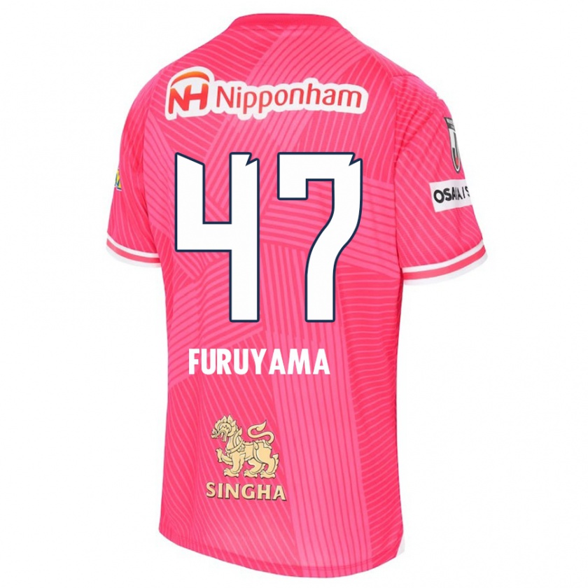 Kandiny Hombre Camiseta Kengo Furuyama #47 Rosa Blanco 1ª Equipación 2024/25 La Camisa Chile