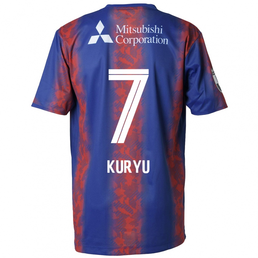 Kandiny Hombre Camiseta Kuryu Matsuki #7 Azul Rojo 1ª Equipación 2024/25 La Camisa Chile