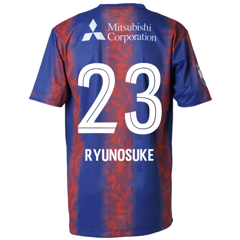 Kandiny Hombre Camiseta Ryunosuke Sato #23 Azul Rojo 1ª Equipación 2024/25 La Camisa Chile