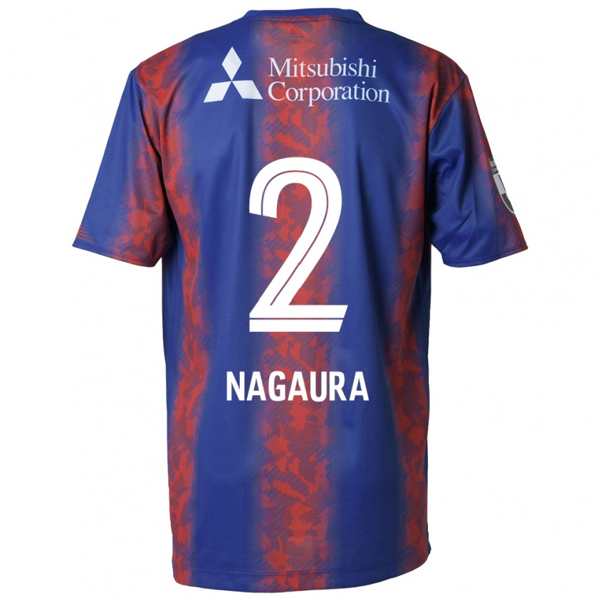 Kandiny Hombre Camiseta Koshi Nagaura #2 Azul Rojo 1ª Equipación 2024/25 La Camisa Chile