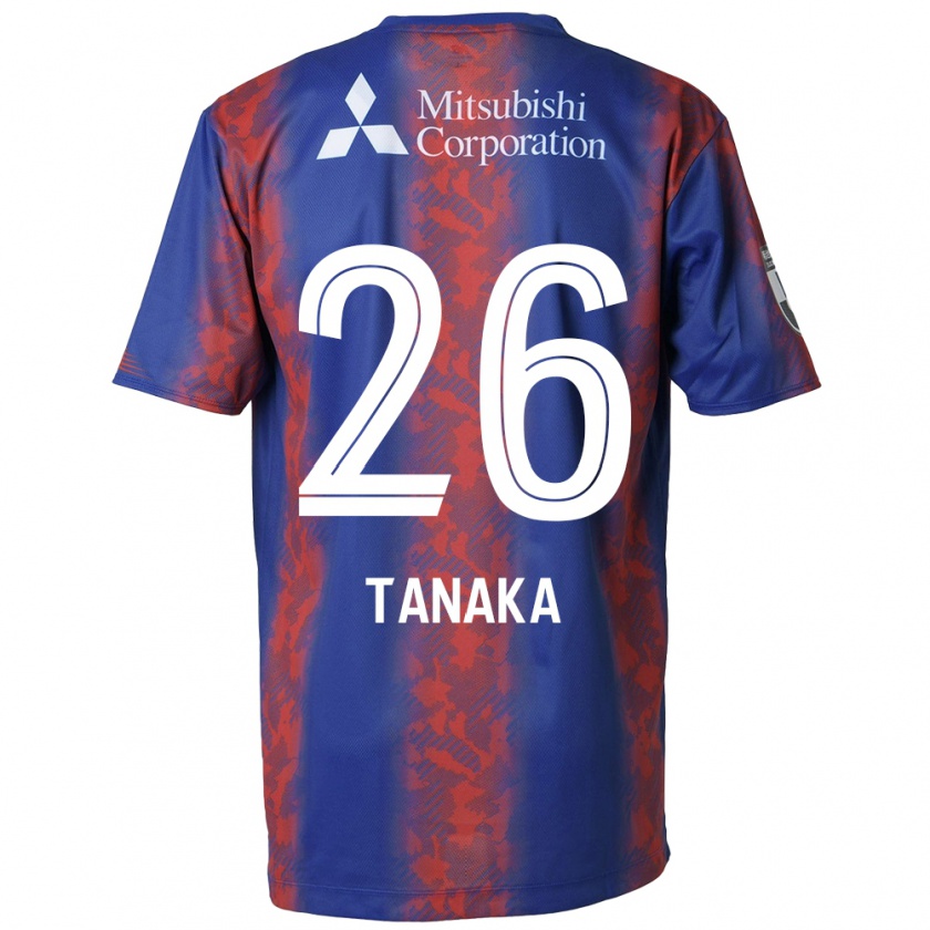 Kandiny Hombre Camiseta Haruto Tanaka #26 Azul Rojo 1ª Equipación 2024/25 La Camisa Chile