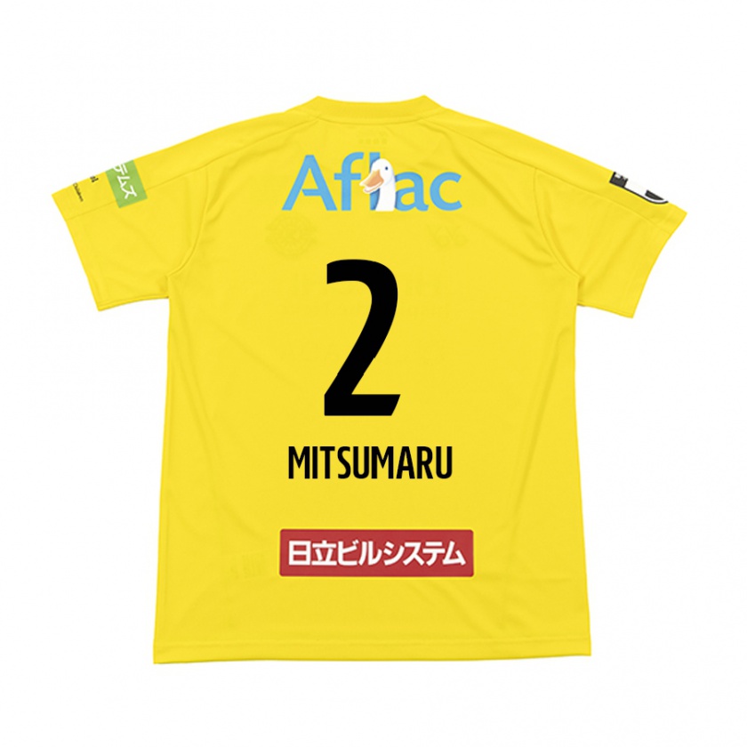 Kandiny Hombre Camiseta Hiromu Mitsumaru #2 Amarillo Negro 1ª Equipación 2024/25 La Camisa Chile