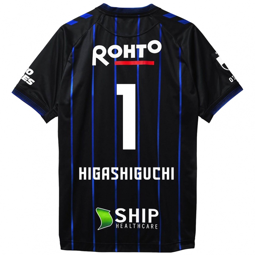 Kandiny Hombre Camiseta Masaaki Higashiguchi #1 Azul Negro 1ª Equipación 2024/25 La Camisa Chile