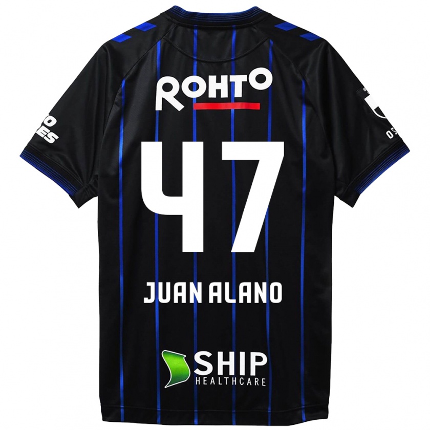 Kandiny Hombre Camiseta Juan Alano #47 Azul Negro 1ª Equipación 2024/25 La Camisa Chile