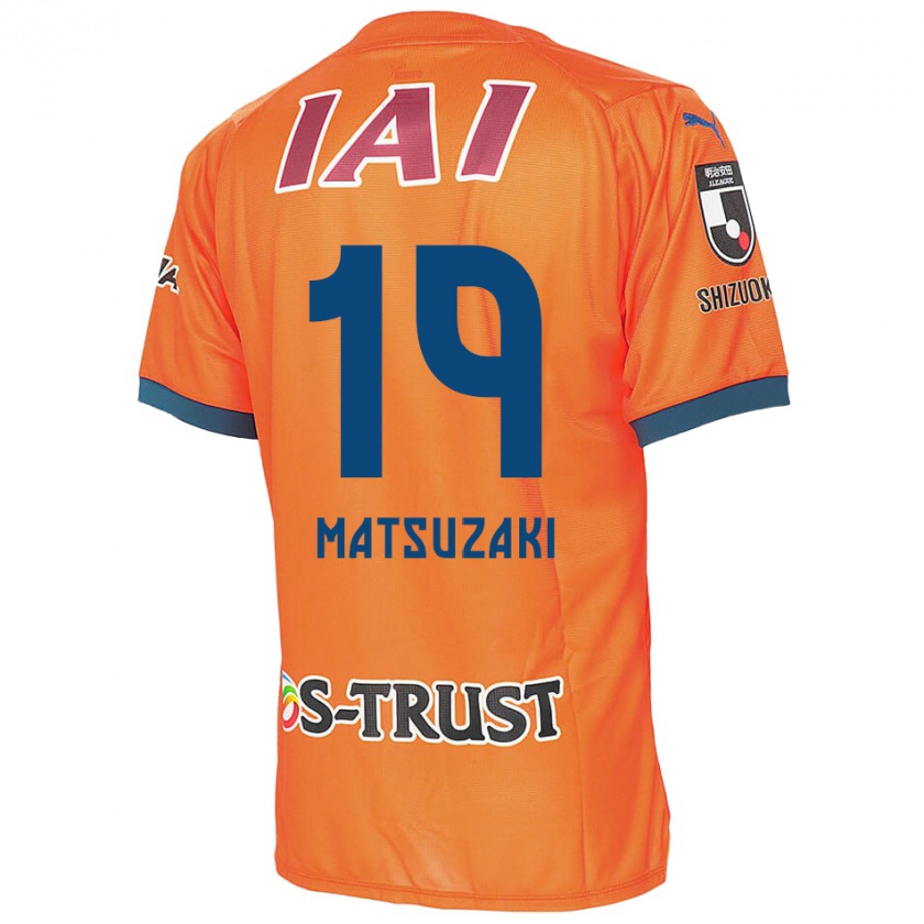 Kandiny Hombre Camiseta Kai Matsuzaki #19 Naranja Azul 1ª Equipación 2024/25 La Camisa Chile