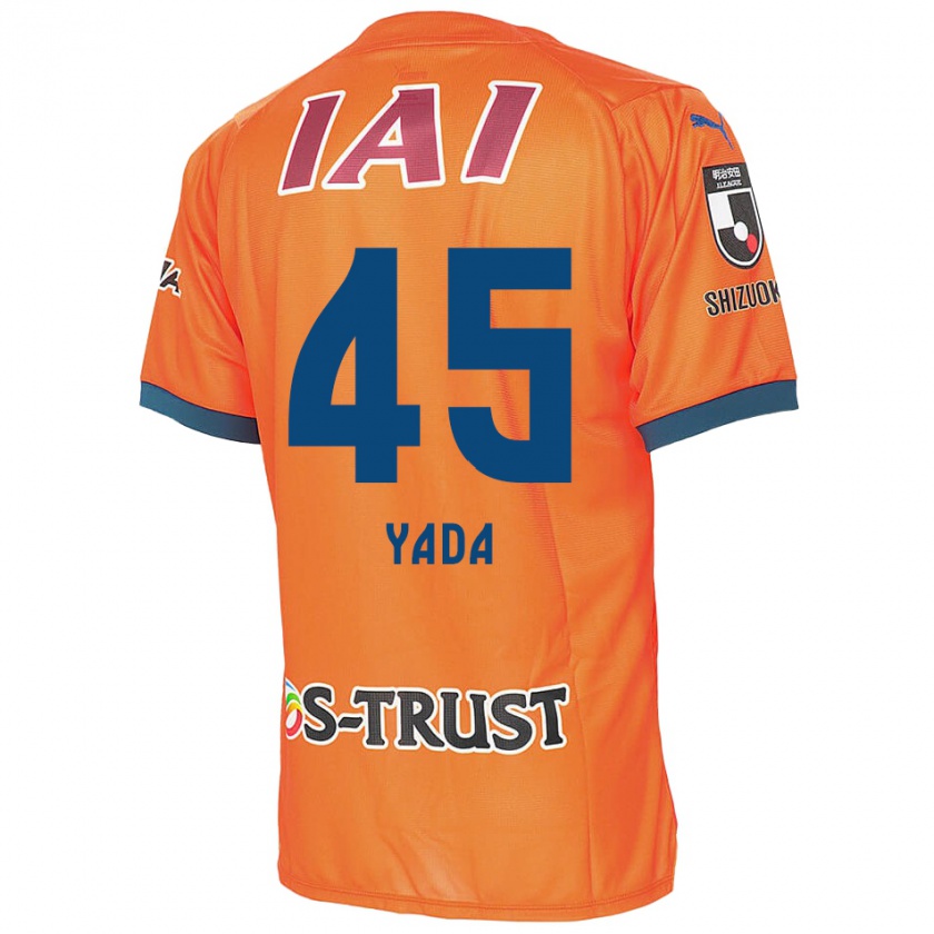 Kandiny Hombre Camiseta Ryunosuke Yada #45 Naranja Azul 1ª Equipación 2024/25 La Camisa Chile