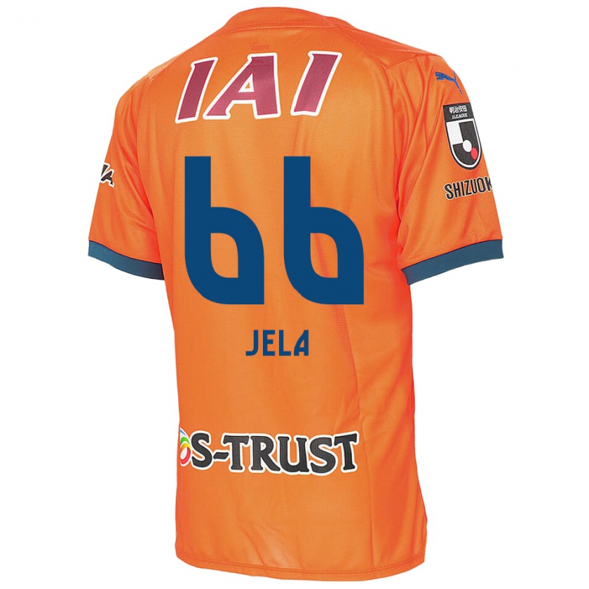 Kandiny Hombre Camiseta Jelani Reshaun Sumiyoshi #66 Naranja Azul 1ª Equipación 2024/25 La Camisa Chile