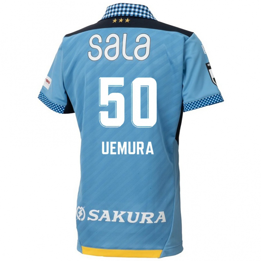 Kandiny Hombre Camiseta Hiroto Uemura #50 Azul Negro 1ª Equipación 2024/25 La Camisa Chile