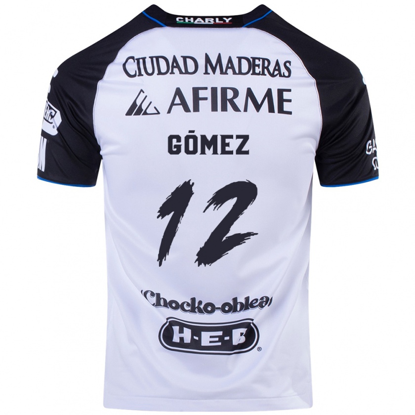 Kandiny Hombre Camiseta Jaime Gómez #12 Azul Negro 1ª Equipación 2024/25 La Camisa Chile