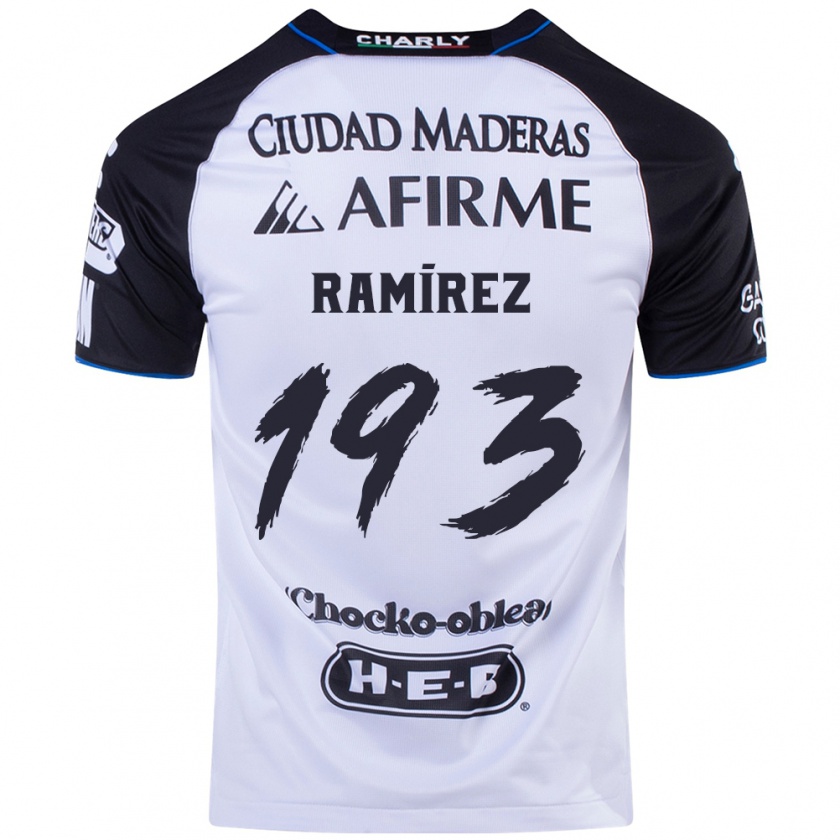 Kandiny Hombre Camiseta Ángel Ramírez #193 Azul Negro 1ª Equipación 2024/25 La Camisa Chile