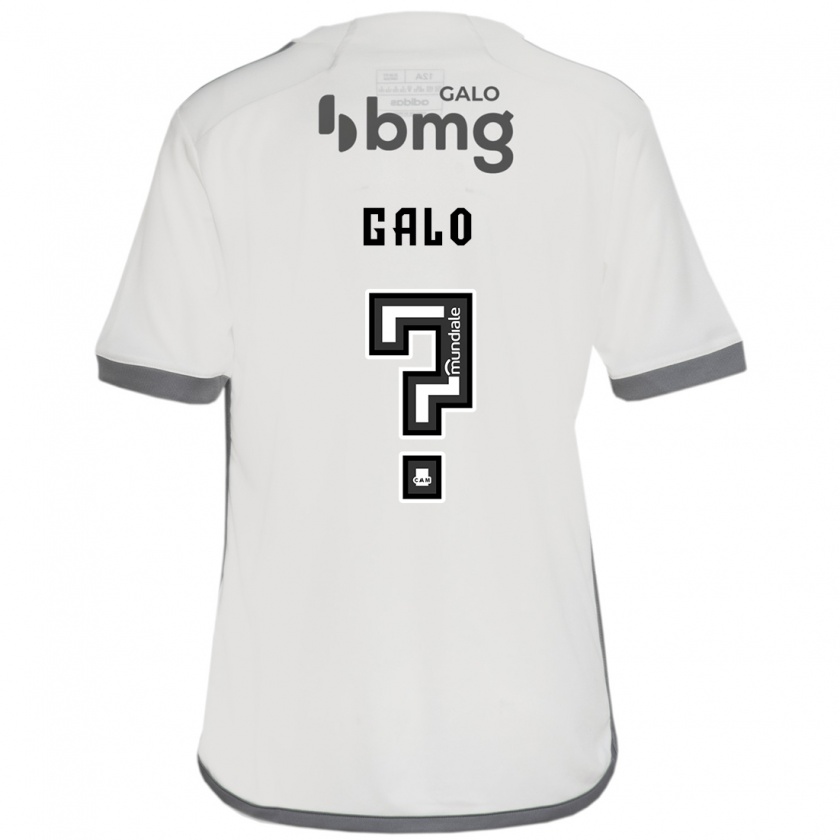 Kandiny Hombre Camiseta Diego Galo #0 Blanquecino 2ª Equipación 2024/25 La Camisa Chile