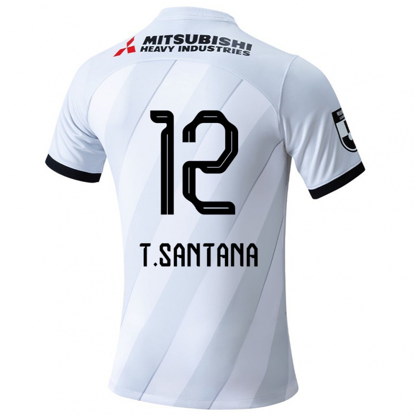 Kandiny Hombre Camiseta Thiago #12 Gris Blanco 2ª Equipación 2024/25 La Camisa Chile