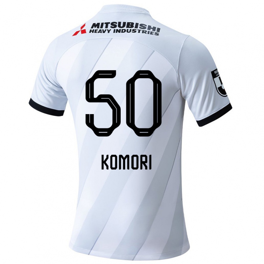 Kandiny Hombre Camiseta Haruki Komori #50 Gris Blanco 2ª Equipación 2024/25 La Camisa Chile