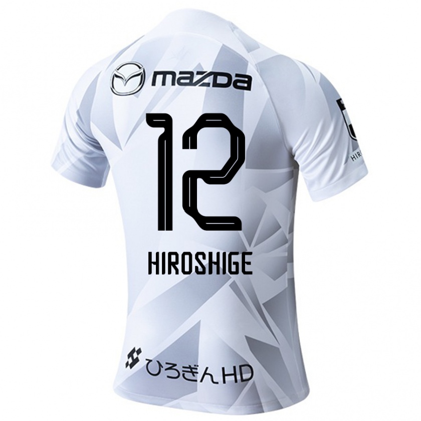 Kandiny Hombre Camiseta Soma Hiroshige #12 Blanco Gris Negro 2ª Equipación 2024/25 La Camisa Chile