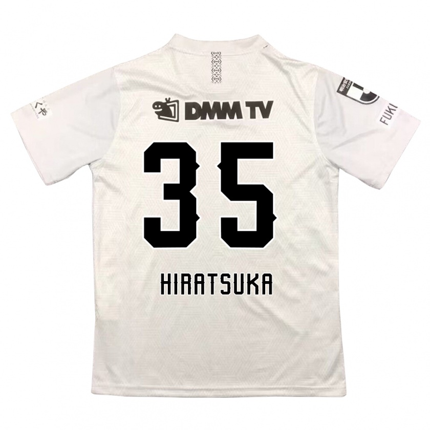 Kandiny Hombre Camiseta Yuto Hiratsuka #35 Gris Negro 2ª Equipación 2024/25 La Camisa Chile