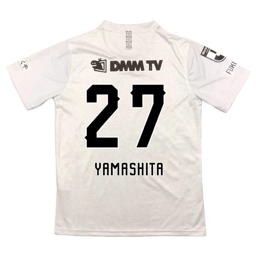 Kandiny Hombre Camiseta Sotaro Yamashita #27 Gris Negro 2ª Equipación 2024/25 La Camisa Chile