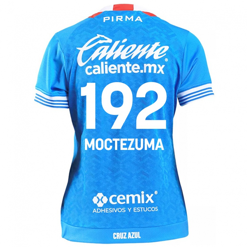 Kandiny Mujer Camiseta Brayan Moctezuma #192 Cielo Azul 1ª Equipación 2024/25 La Camisa Chile