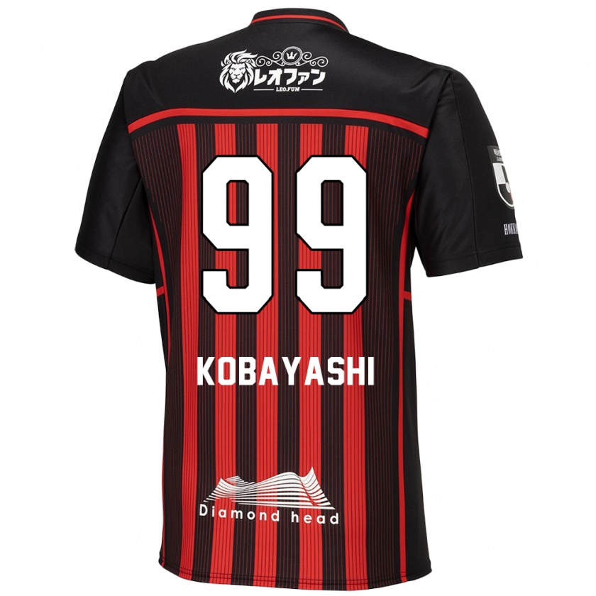 Kandiny Mujer Camiseta Yuki Kobayashi #99 Negro Rojo 1ª Equipación 2024/25 La Camisa Chile