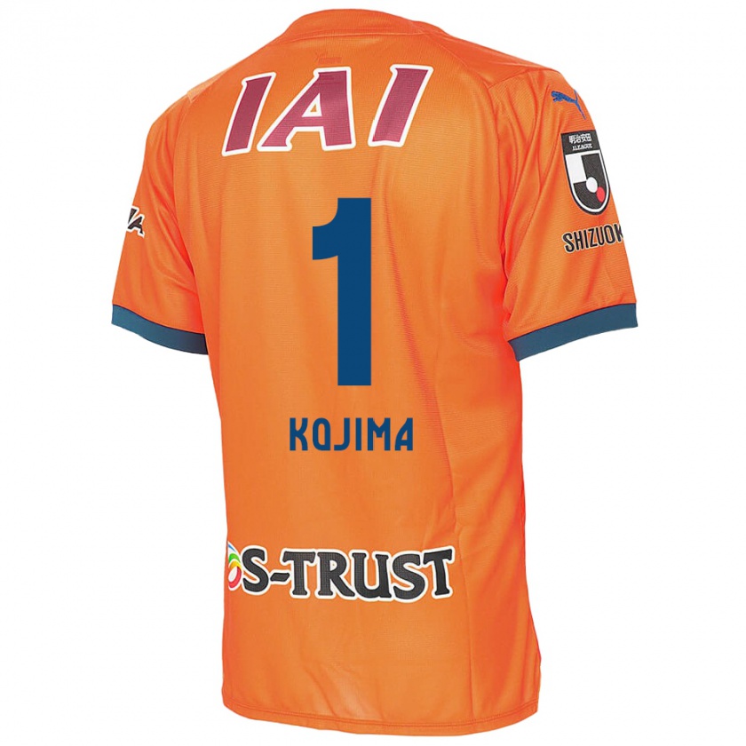 Kandiny Mujer Camiseta Shuta Kojima #1 Naranja Azul 1ª Equipación 2024/25 La Camisa Chile