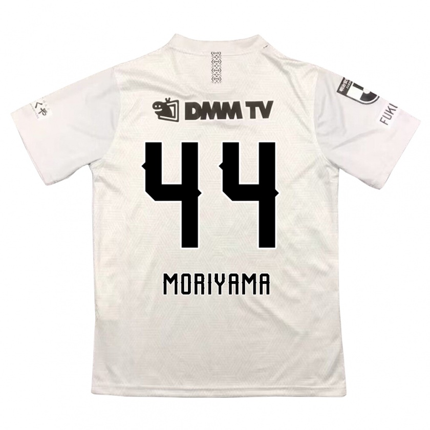 Kandiny Mujer Camiseta Kimiya Moriyama #44 Gris Negro 2ª Equipación 2024/25 La Camisa Chile