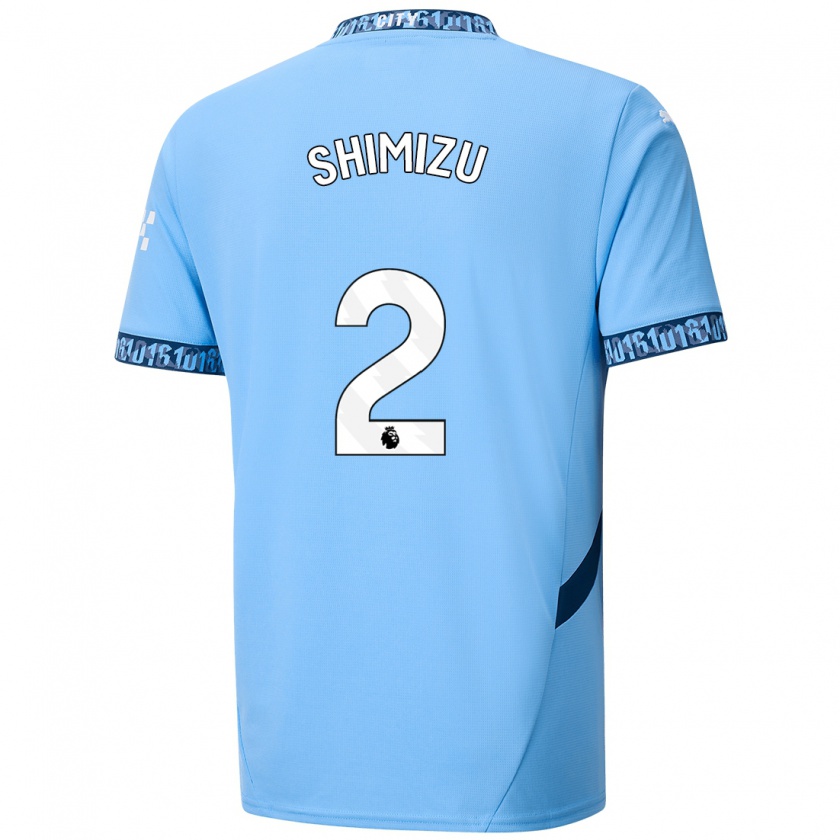 Kandiny Niño Camiseta Risa Shimizu #2 Azul Marino 1ª Equipación 2024/25 La Camisa Chile