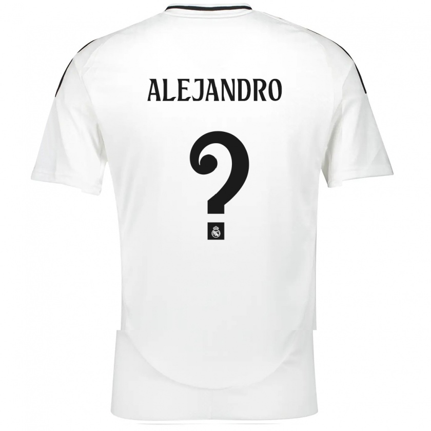 Kandiny Niño Camiseta Alejandro Hernández #0 Blanco 1ª Equipación 2024/25 La Camisa Chile