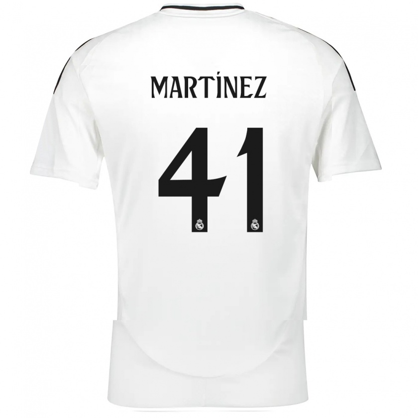 Kandiny Niño Camiseta Joan Martínez #41 Blanco 1ª Equipación 2024/25 La Camisa Chile