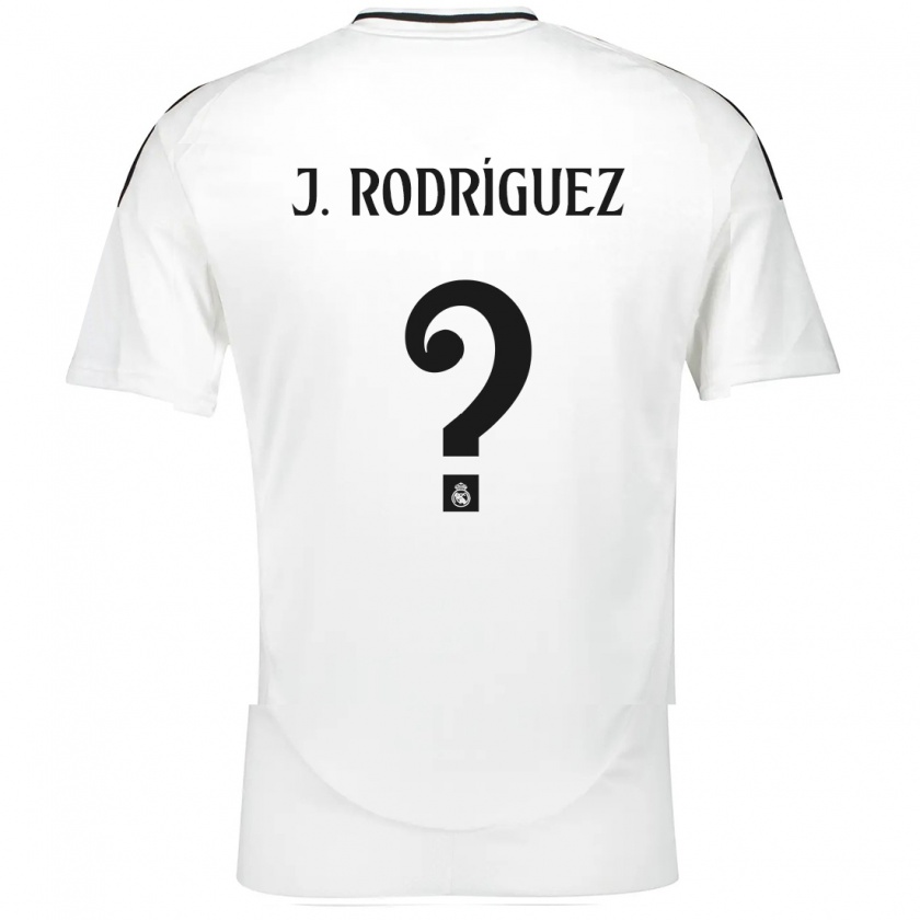 Kandiny Niño Camiseta Juan Rodríguez #0 Blanco 1ª Equipación 2024/25 La Camisa Chile