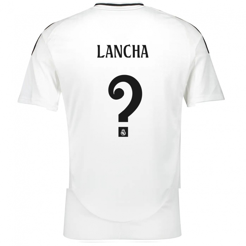 Kandiny Niño Camiseta Yeray Lancha #0 Blanco 1ª Equipación 2024/25 La Camisa Chile