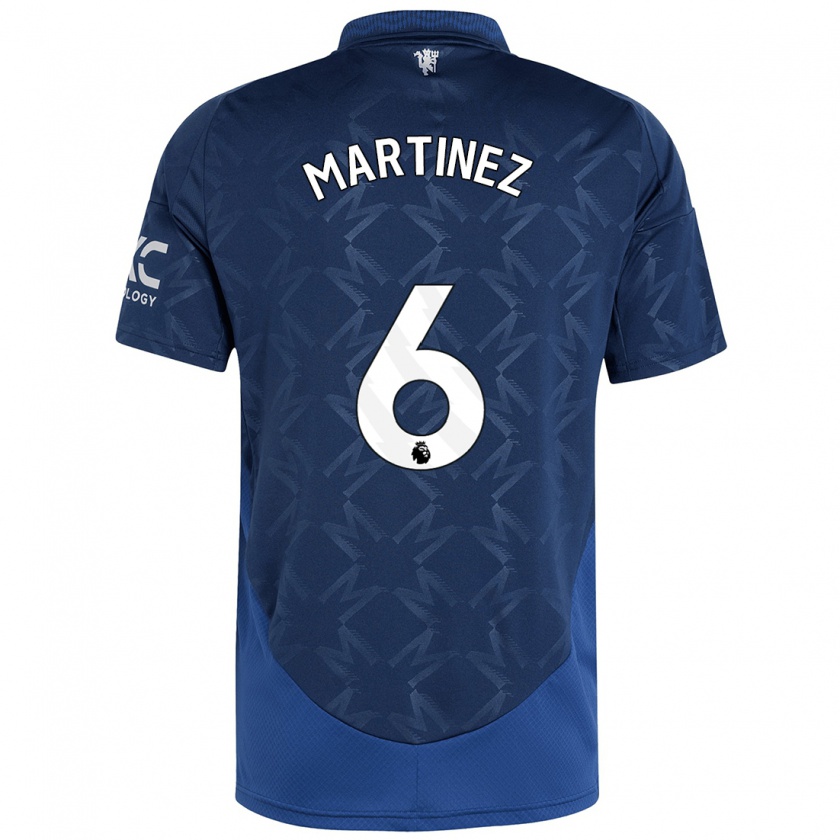 Kandiny Niño Camiseta Lisandro Martínez #6 Índigo 2ª Equipación 2024/25 La Camisa Chile