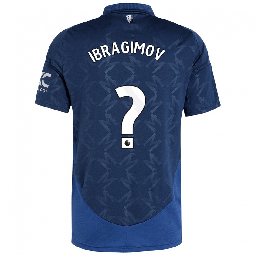 Kandiny Niño Camiseta Amir Ibragimov #0 Índigo 2ª Equipación 2024/25 La Camisa Chile