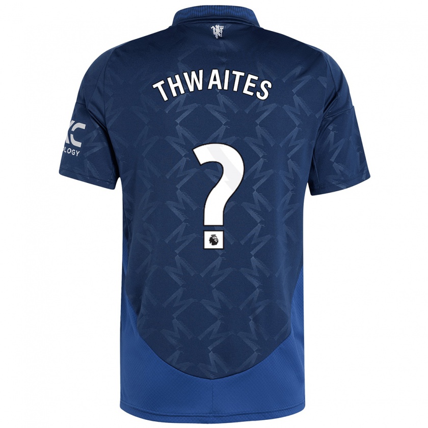 Kandiny Niño Camiseta Jim Thwaites #0 Índigo 2ª Equipación 2024/25 La Camisa Chile