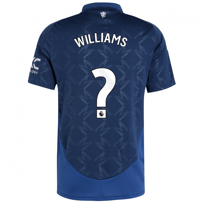 Kandiny Niño Camiseta Joe Williams #0 Índigo 2ª Equipación 2024/25 La Camisa Chile