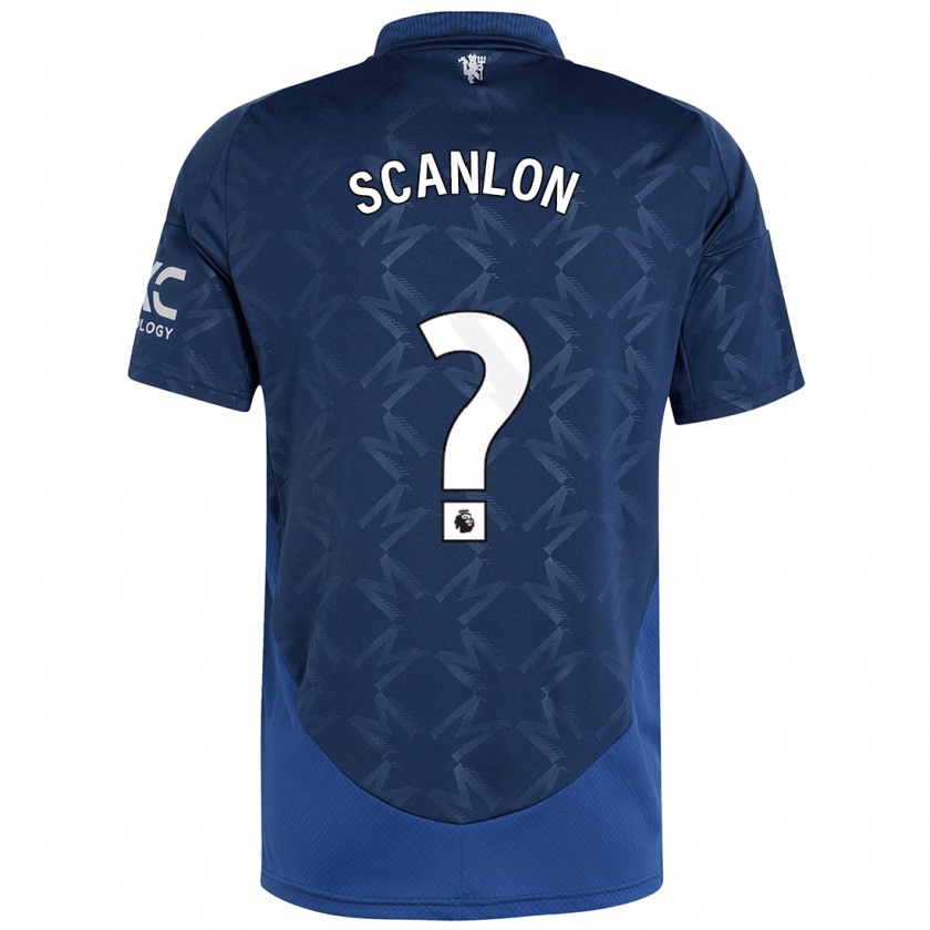 Kandiny Niño Camiseta Luca Scanlon #0 Índigo 2ª Equipación 2024/25 La Camisa Chile