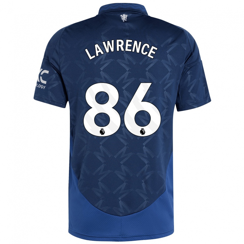 Kandiny Niño Camiseta Marcus Lawrence #86 Índigo 2ª Equipación 2024/25 La Camisa Chile