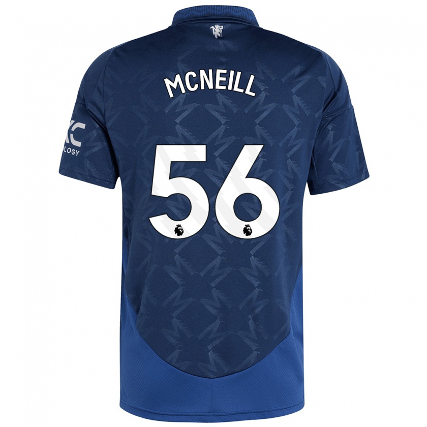 Kandiny Niño Camiseta Charlie Mcneill #56 Índigo 2ª Equipación 2024/25 La Camisa Chile