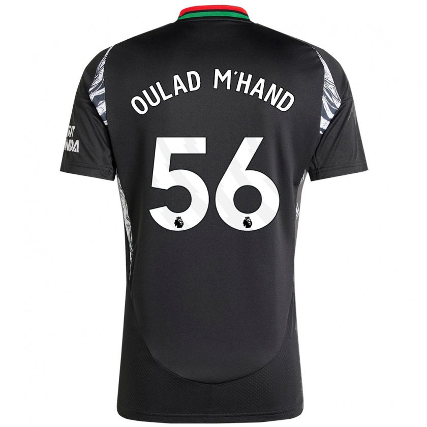 Kandiny Niño Camiseta Salah-Eddine Oulad M'hand #56 Negro 2ª Equipación 2024/25 La Camisa Chile