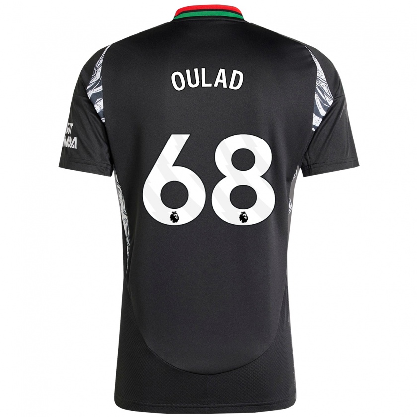 Kandiny Niño Camiseta Salah-Eddine Oulad M'hand #68 Negro 2ª Equipación 2024/25 La Camisa Chile