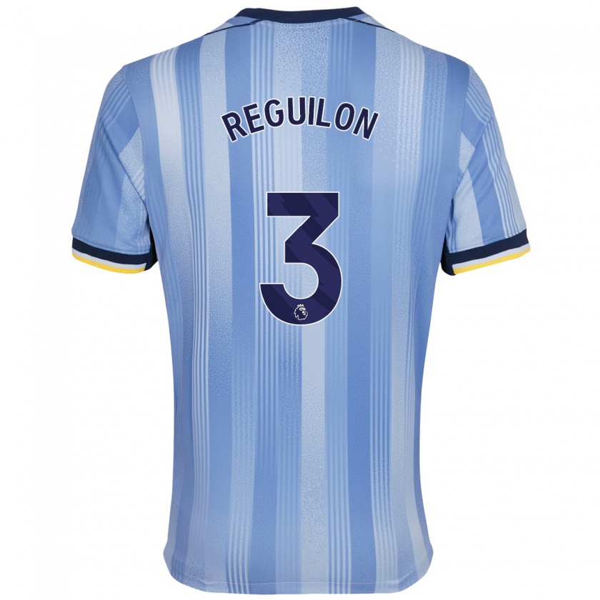 Kandiny Niño Camiseta Sergio Reguilón #3 Azul Claro 2ª Equipación 2024/25 La Camisa Chile