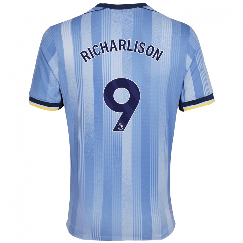 Kandiny Niño Camiseta Richarlison #9 Azul Claro 2ª Equipación 2024/25 La Camisa Chile