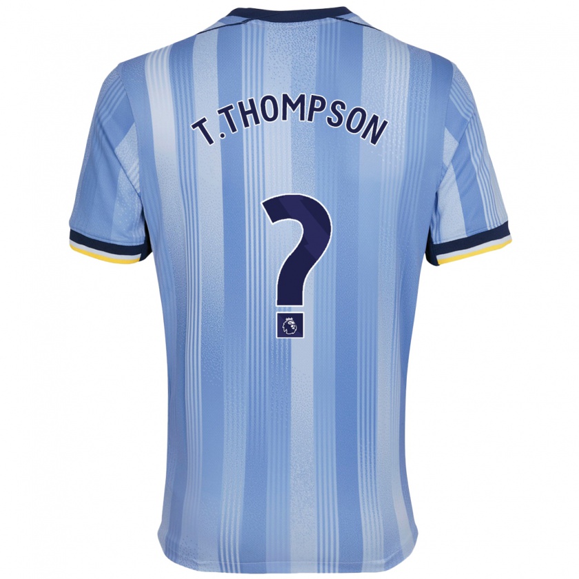 Kandiny Niño Camiseta Tynan Thompson #0 Azul Claro 2ª Equipación 2024/25 La Camisa Chile