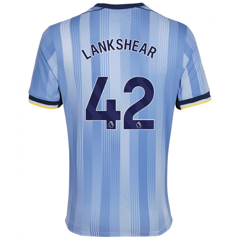 Kandiny Niño Camiseta Will Lankshear #42 Azul Claro 2ª Equipación 2024/25 La Camisa Chile